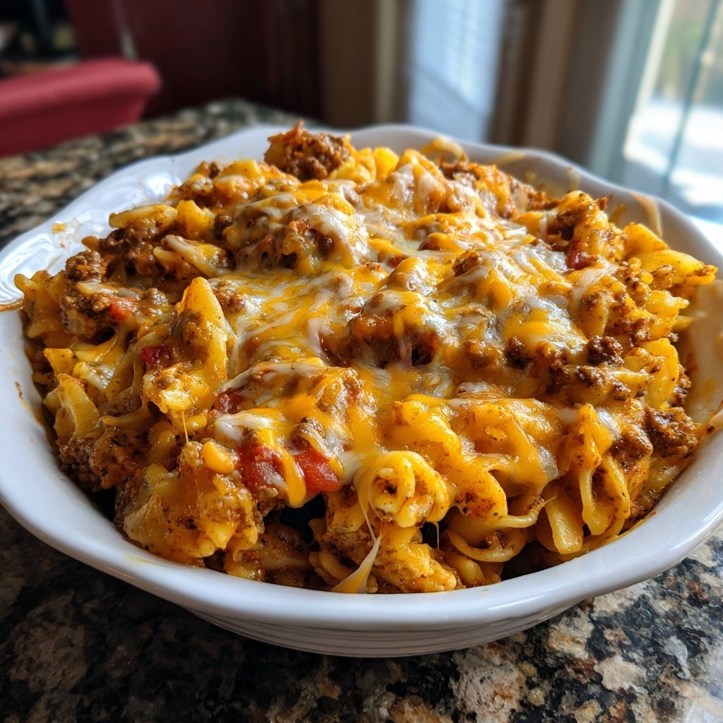 Savory Taco Pasta Bake