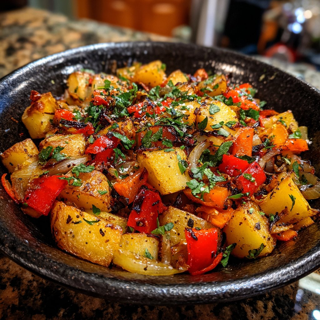 Crispy Potato and Veggie Medley
