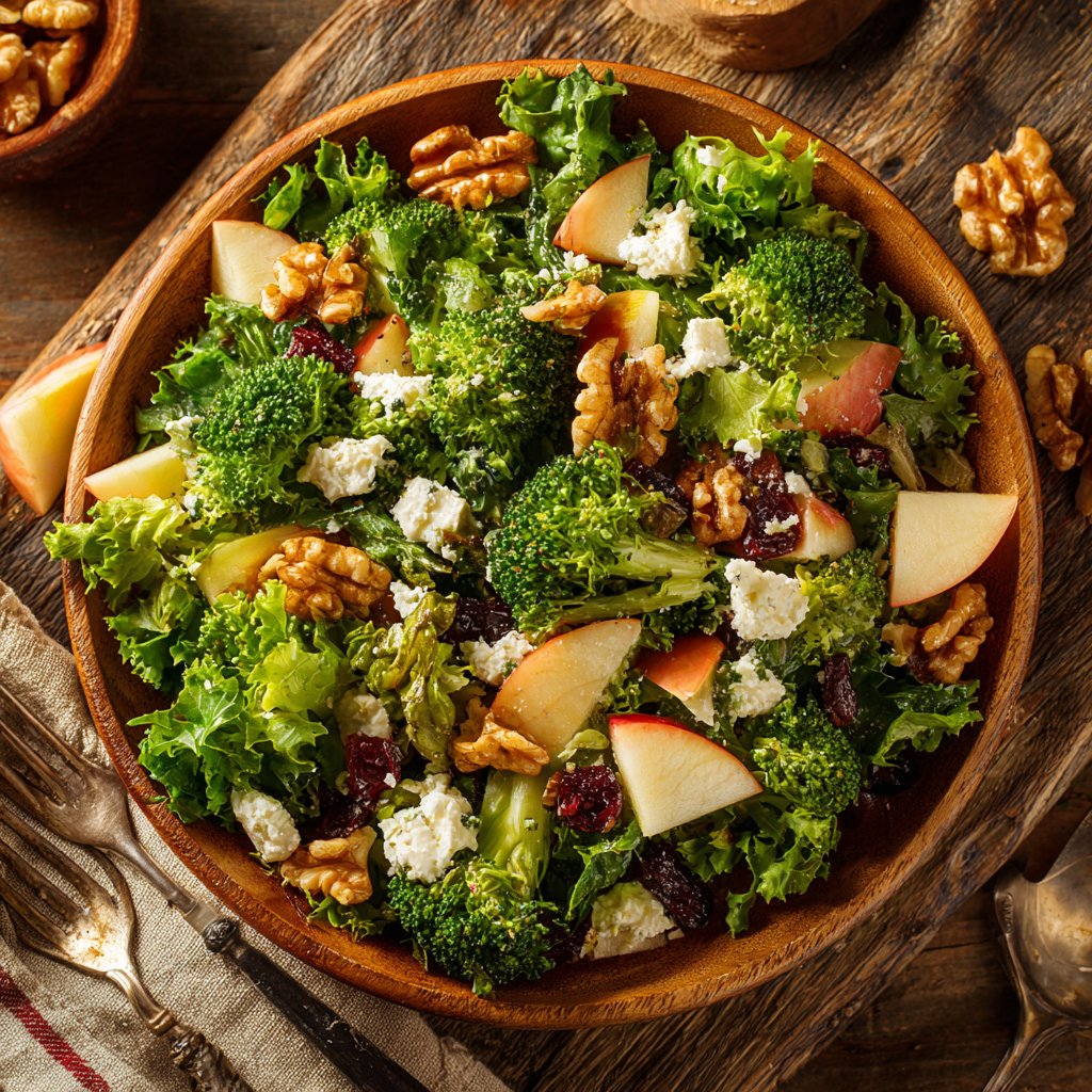Broccoli and Apple Salad Delight