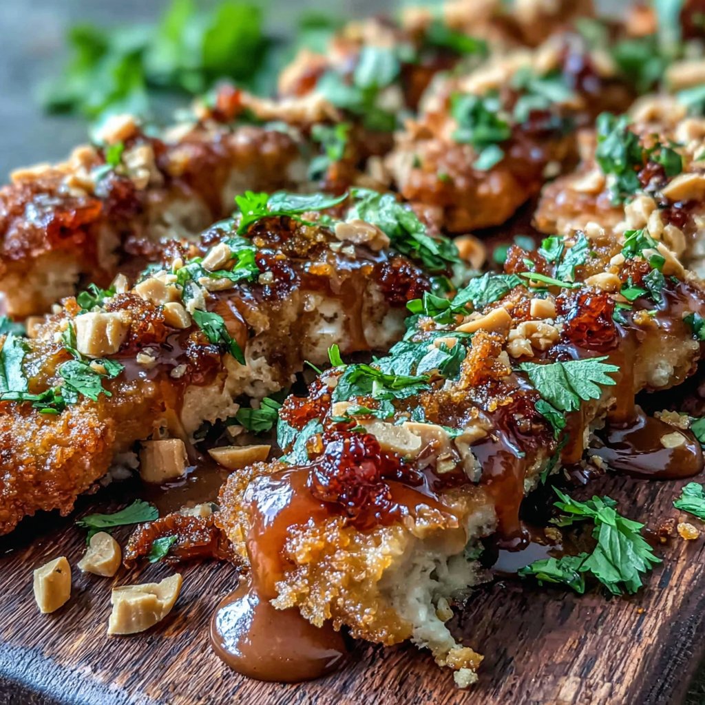 Peanut Chicken Satay Strips