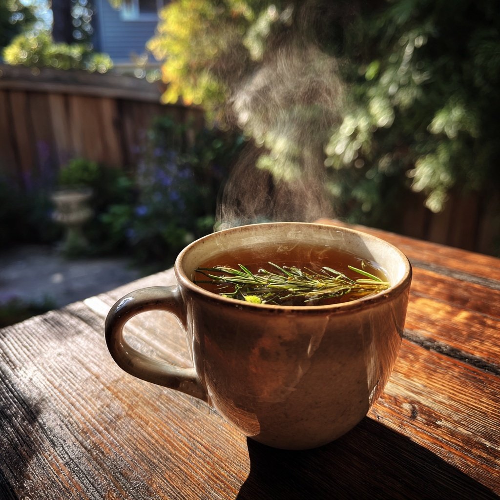 Soothing Dandelion Rosemary Tea