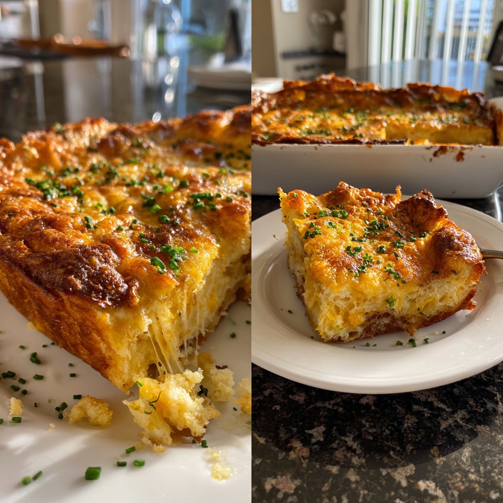 Irish Cheddar Breakfast Casserole