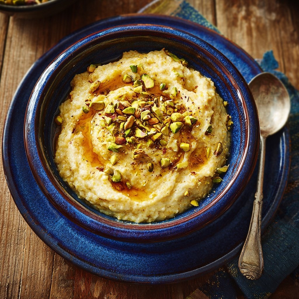 Saffron Honey Oatmeal Bowl