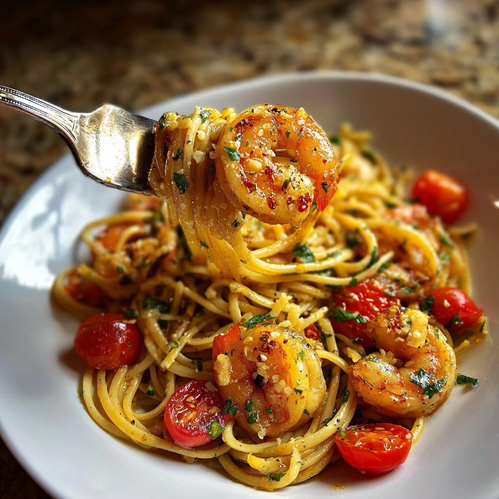 Easy One-Pot Shrimp Pasta